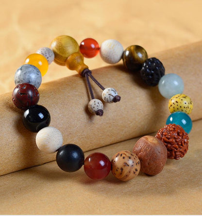 18-Seed Buddha Bracelet, Mala Bead, Meditation Zen Bracelets, Improve Karma, Blessing, Balance Mind - KarmaLucky