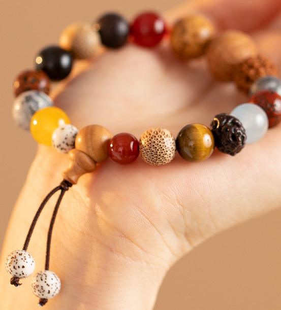 18-Seed Buddha Bracelet, Mala Bead, Meditation Zen Bracelets, Improve Karma, Blessing, Balance Mind - KarmaLucky