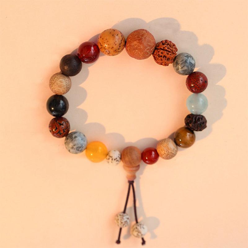 18-Seed Buddha Bracelet, Mala Bead, Meditation Zen Bracelets, Improve Karma, Blessing, Balance Mind - KarmaLucky