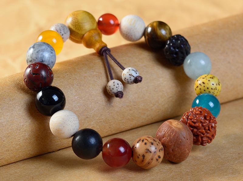 18-Seed Buddha Bracelet, Mala Bead, Meditation Zen Bracelets, Improve Karma, Blessing, Balance Mind - KarmaLucky