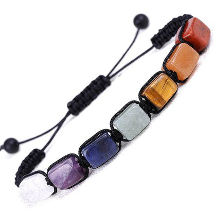 7 Chakra Bracelet, Buddha Stones Bracelet for Yoga, Meditation, Energy Balance - KarmaLucky