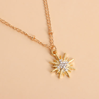 Stars pendant combination set, multi necklace collocation highlights your charm