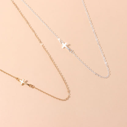 Ultra Thin Cross Necklace