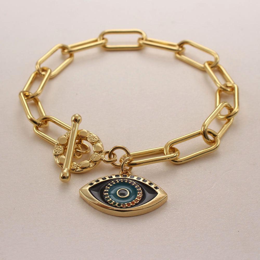 Evil Eye Bracelet, Elegant and Stylish, Protects Energy, Karma, Relationships - KarmaLucky