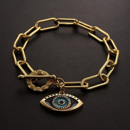 Evil Eye Bracelet, Elegant and Stylish, Protects Energy, Karma, Relationships - KarmaLucky