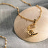 Gold Crescent and Star Necklaces, Minimalist 18K Gold Necklaces, Purify Energy & Attract Wisdom, Balance Mind, Women&