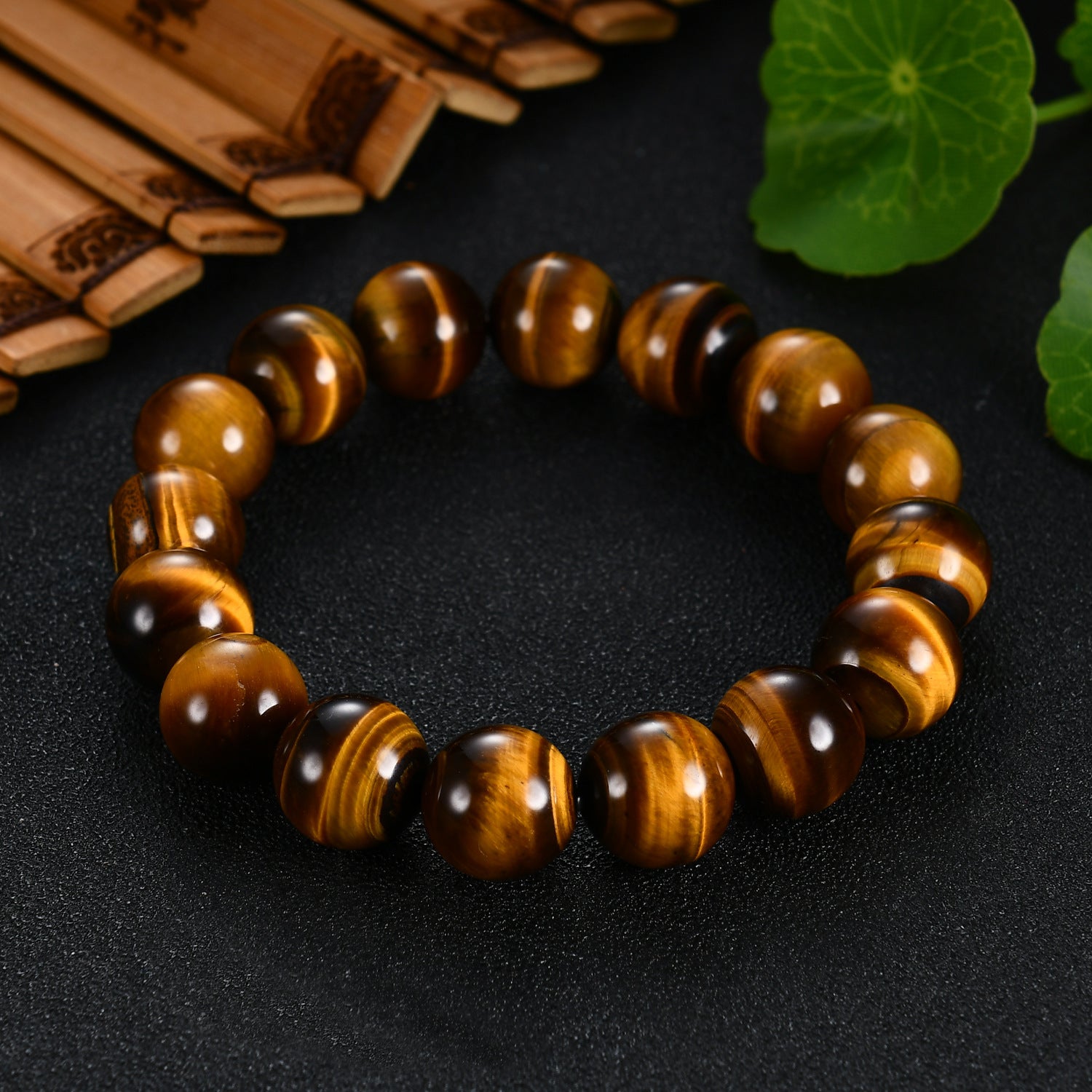 Tiger Eye Bracelet Releases Stress and Fear, Increases Courage and Confidence Bracelet, Handmade Natural Stone Crystal Bead Jewelry