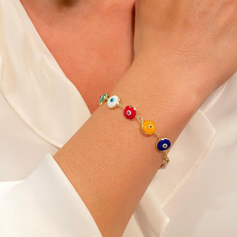 Bohemian Evil Eye Bracelet, Fashionable to Ward Off Evil Spirits, Bring Protection and Good Luck.