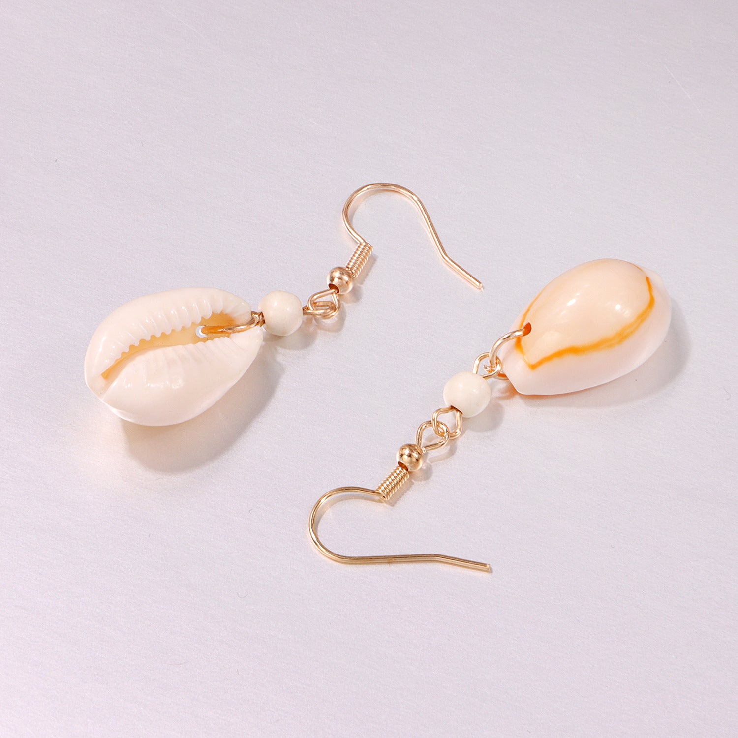 Hot sale shell ear hook earrings, beach fashion trend earrings