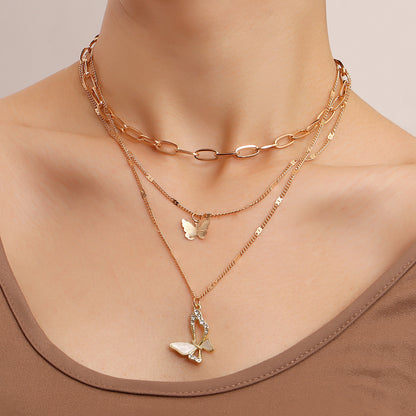 Trendy Multi-layer Chain Set, Women&