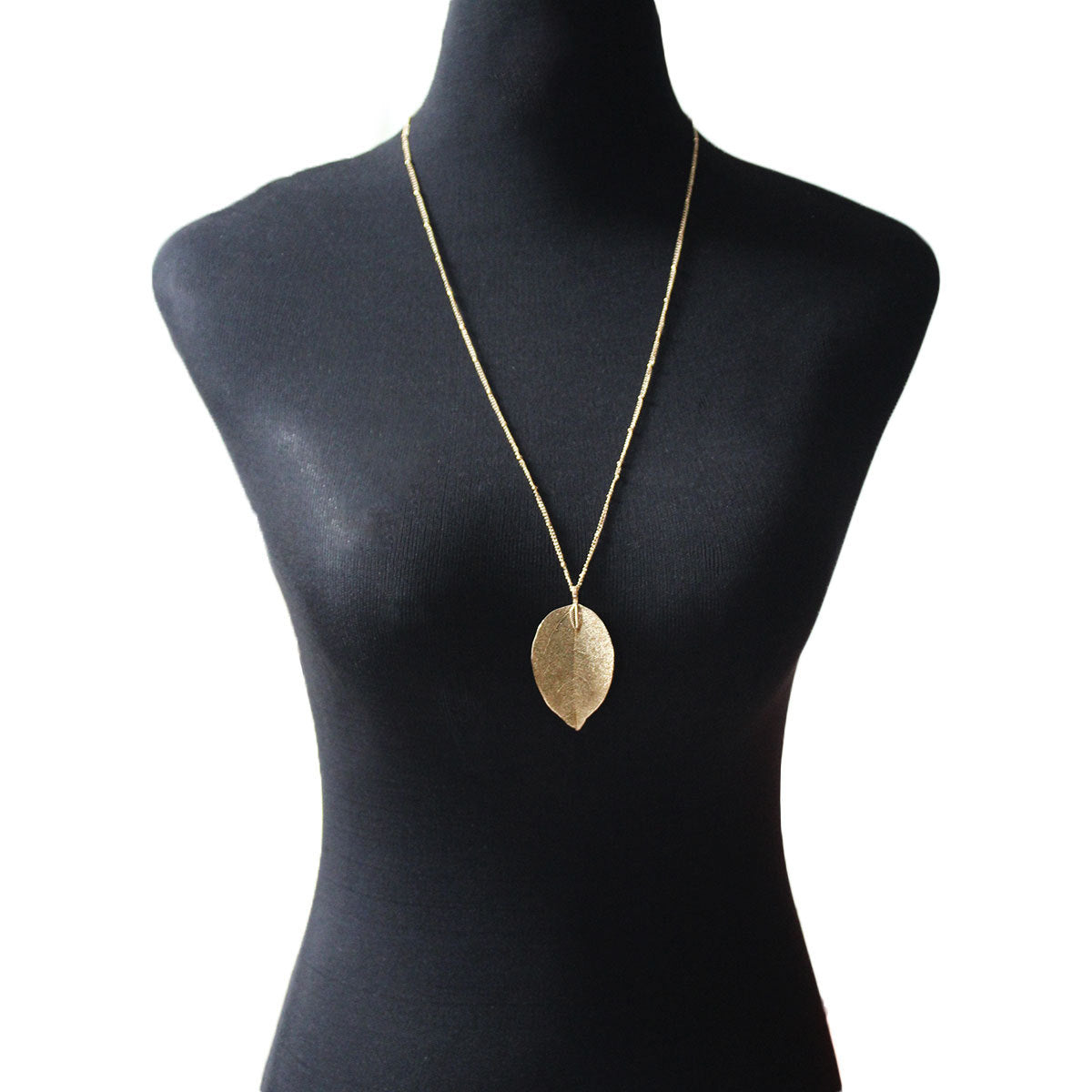 Stylish Leaf Necklace - Women&