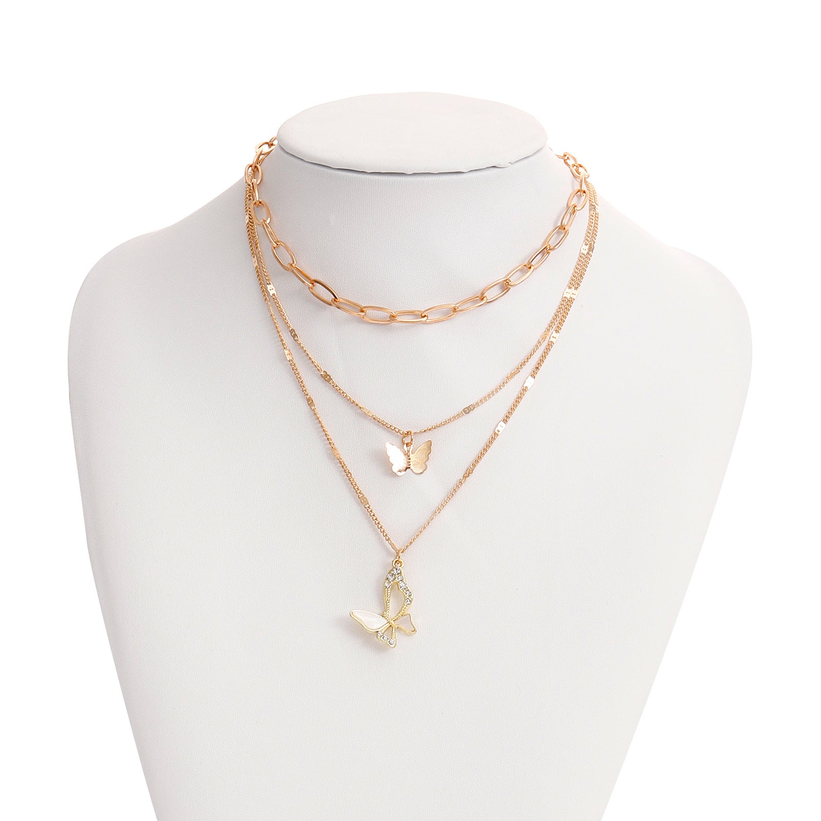 Trendy Multi-layer Chain Set, Women&