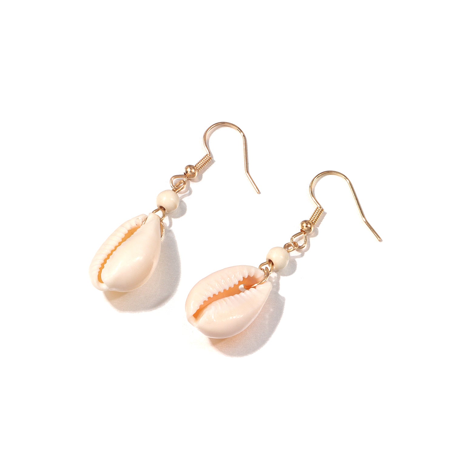 Hot sale shell ear hook earrings, beach fashion trend earrings