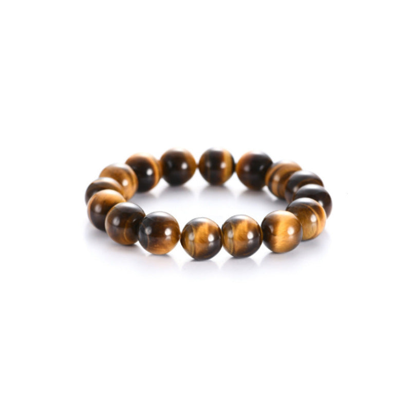 Tiger Eye Bracelet Releases Stress and Fear, Increases Courage and Confidence Bracelet, Handmade Natural Stone Crystal Bead Jewelry