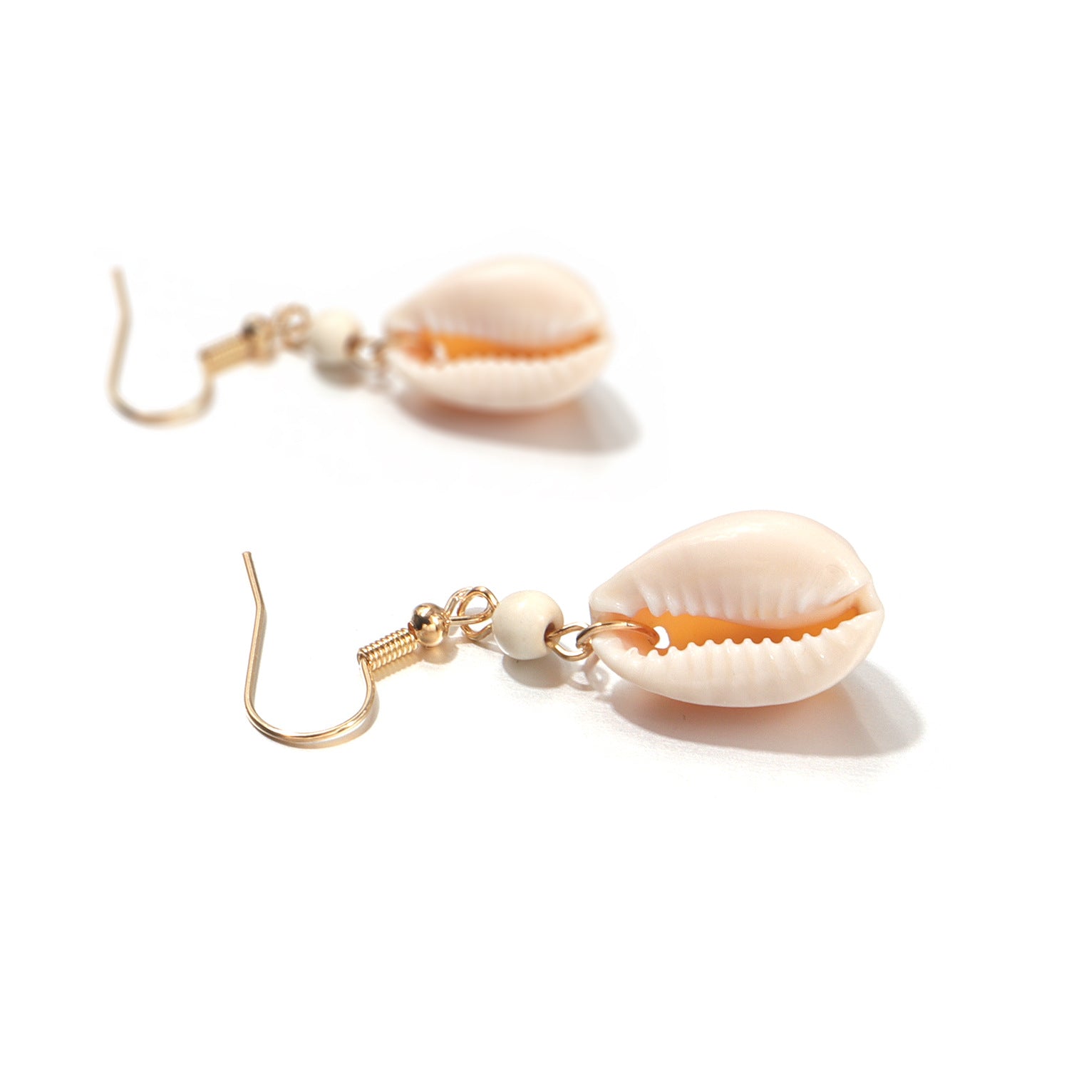 Hot sale shell ear hook earrings, beach fashion trend earrings