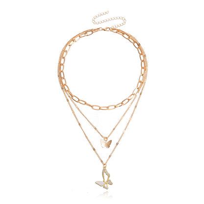 Trendy Multi-layer Chain Set, Women&