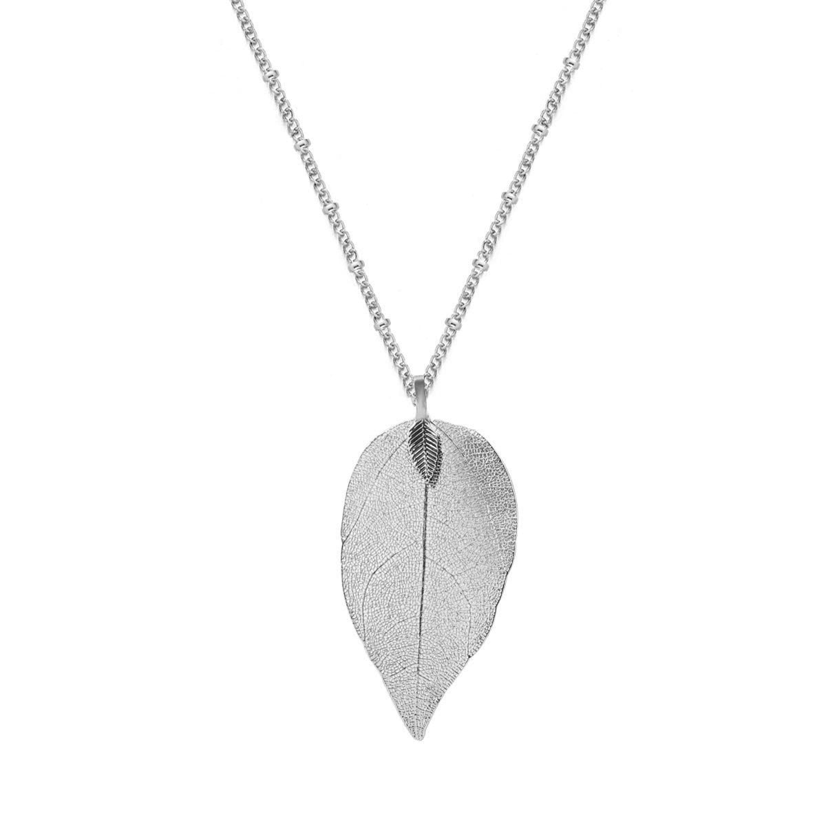 Stylish Leaf Necklace - Women&